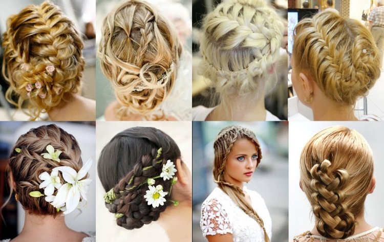 peinado para moños de navidad-trenza-pelo largo