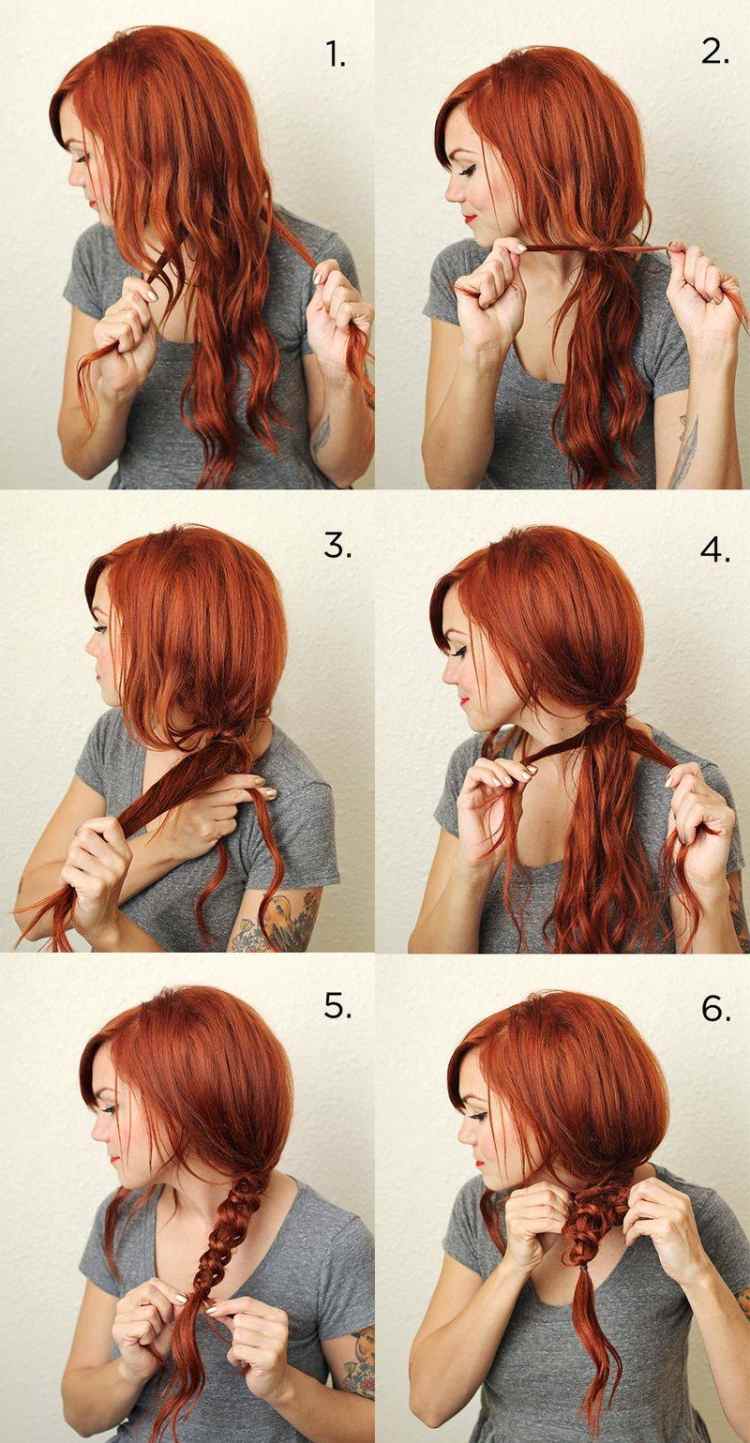 peinado sencillo trenza larga paso a paso peinado-sencillo-trenza-cabello-largo-paso-a-paso