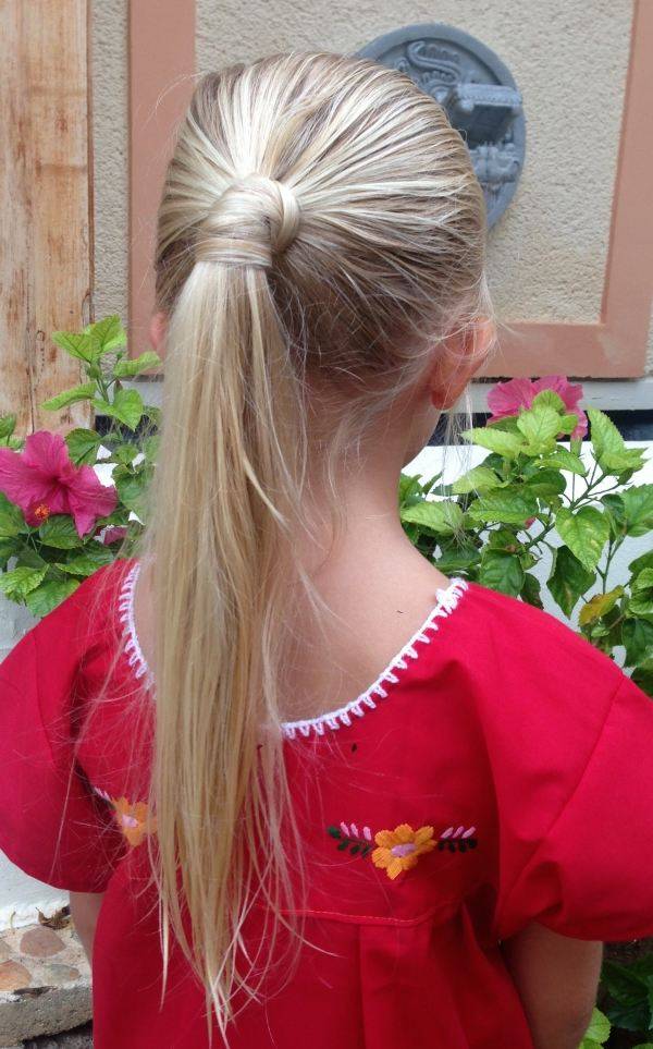 peinado sencillo pelo largo cola de caballo muy elegante peinado sencillo pelo largo cola de caballo