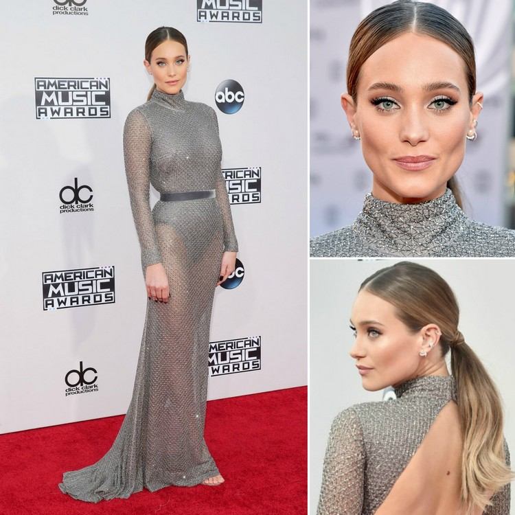 Peinado de noche elegante y formal 2022: coleta elegante y raya al medio Peinado de noche 2022-Hannah-Davis-Hannah-Davis-Hannah-Davis-Hannah-Hannah-Hannah-Hannah-Hannah-Hannah-Ponytail-Ponytail-Partition-Evening-Hairstyle