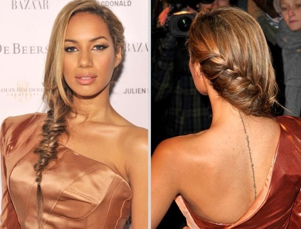 peinado-trenza-epi-flequillo lateral-Leona-Lewis