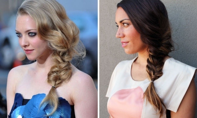Peinado de trenza lateral inspirado en celebridades: Amanda Seyfried peinado-trenza-lateral-inspirado-estrellas-Amanda-Seyfried