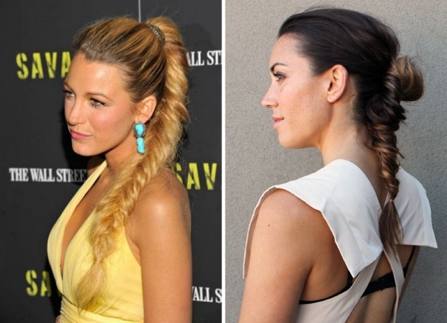Estilo de peinado trenzado inspirado en celebridades: coleta trenzada de Blake Lively Peinado-Trenza-Inspirado-Celebridades-Coleta-Trenza-Blake-Lively