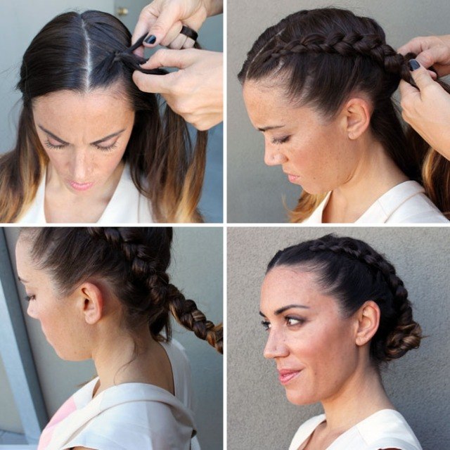 Estilo de peinado trenzado inspirado en astros: trenzas africanas de Gwen Stefani Astros-Trenzas-Africanas-Inspirado- Peinado con Trenza-Gwen-Stefani
