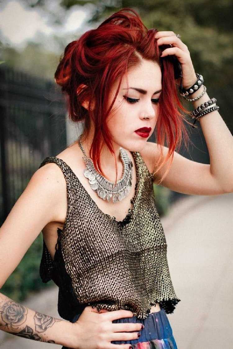 Matiz del cabello rojo: las 10 superiores propuestas, los tonos más elegantes para encender tu cabello 8 - 【MioEstilo】 pelo rojo brillante