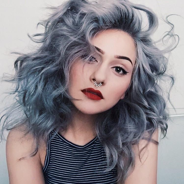azul gris colorante mujer idea sombra de ojos guay trasfondo guay