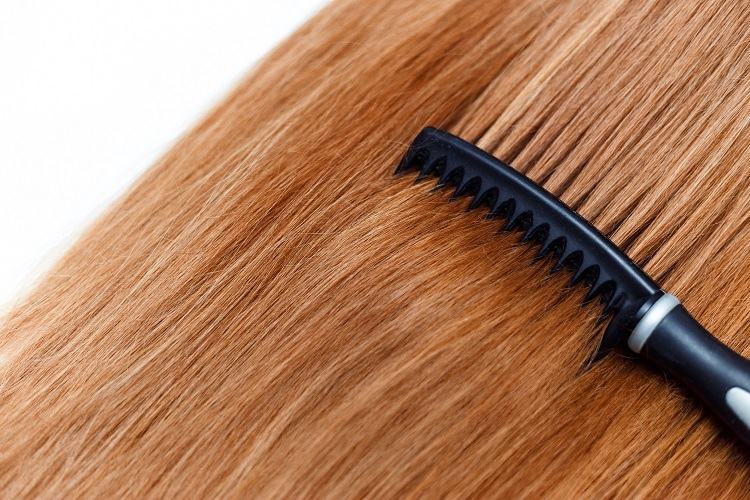 mantener el color del cabello de jengibre picante