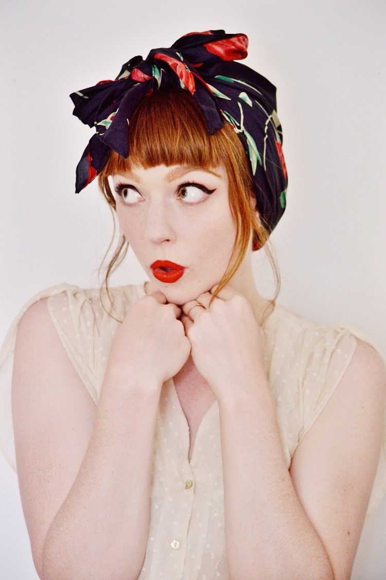 Maneras de peinar tu flequillo como todo un experto 17 - 【MioEstilo】 peinado con flequillo tipo turbante para el verano