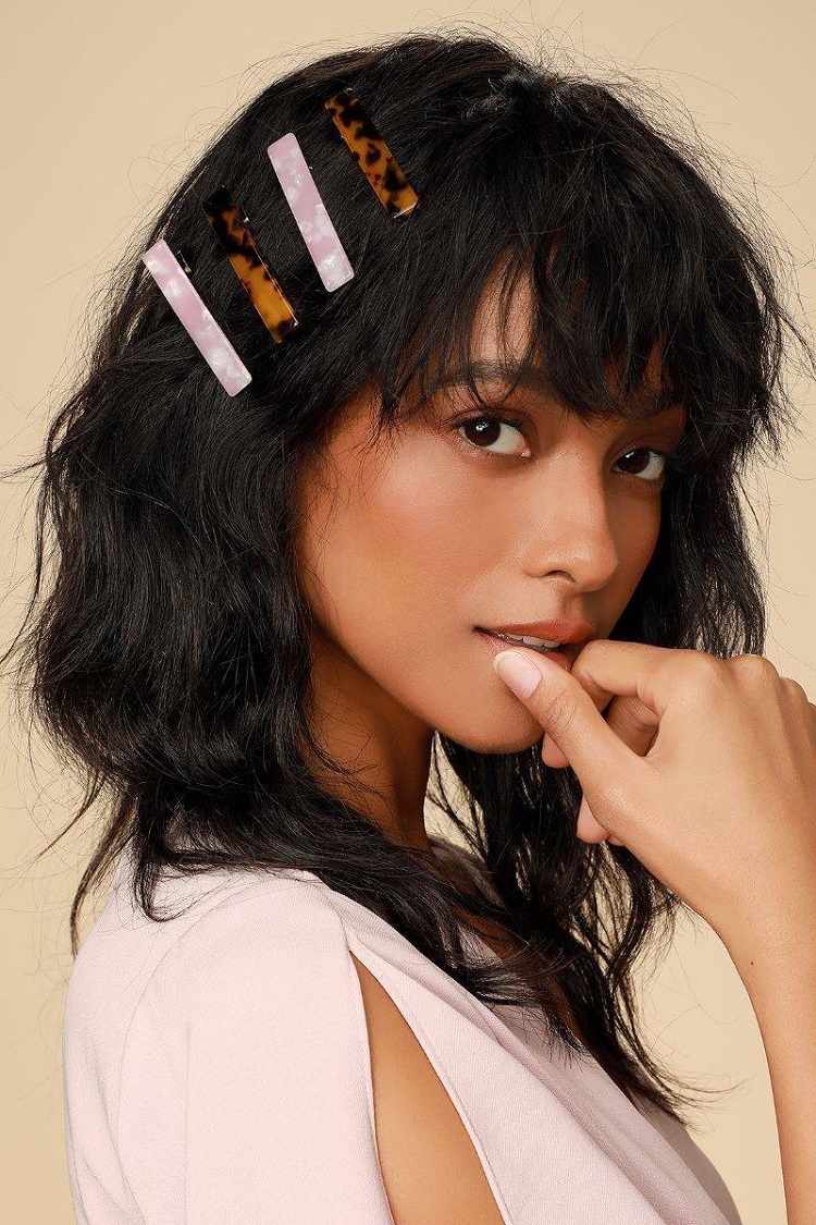 Maneras de peinar tu flequillo como todo un experto 14 - 【MioEstilo】 peinado con flequillo accesorios con horquillas