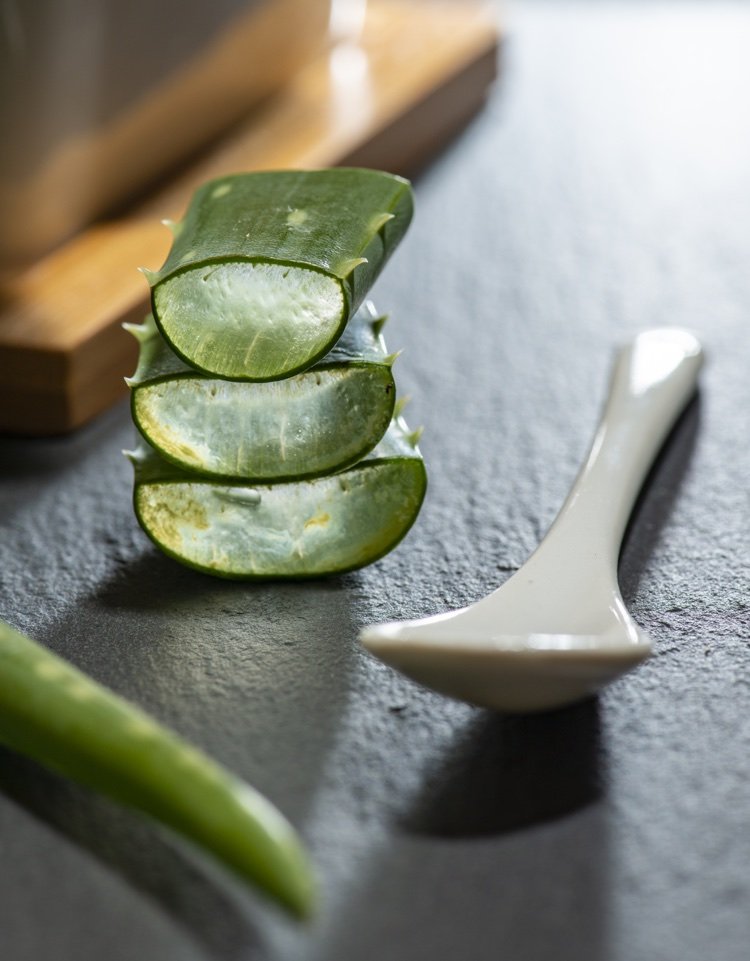 mascarilla de aloe vera para limpiar el cuero cabelludo