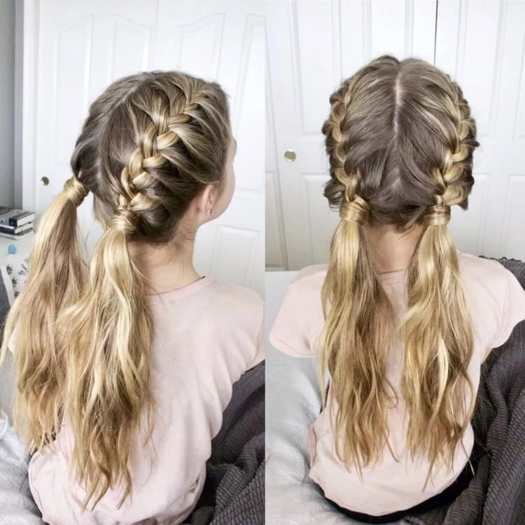 trenzas adheridas peinado diario otoño 2021