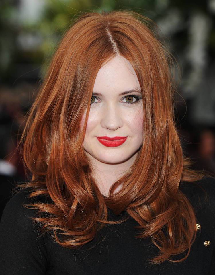 Tinte de cabello rojo: la coloración chic y refinada por excelencia. 12 - 【MioEstilo】 tonos de color caoba-rojo-pelo-naranja