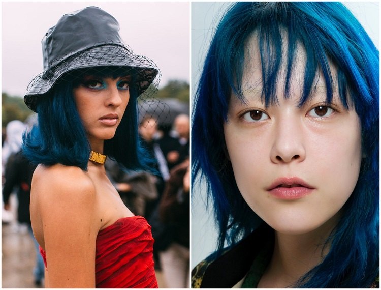 Tonos de cabello de tendencia para la primavera y verano de este año 8 - 【MioEstilo】 tendencia de tinte de cabello azul neón primavera 2021