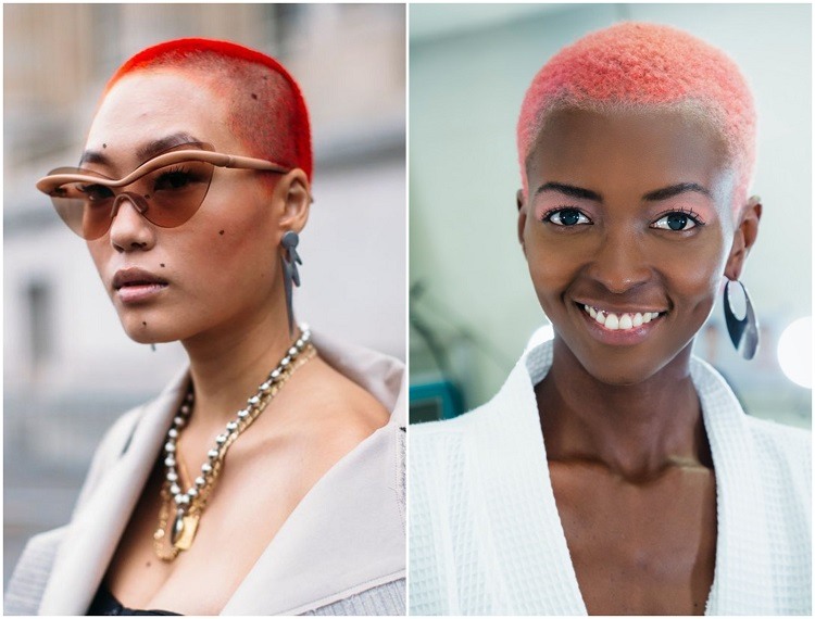 Tonos de cabello de tendencia para la primavera y verano de este año 13 - 【MioEstilo】 ideas para el tinte de cabello de mujeres con corte de niño primavera verano 2021 corte afro rosa