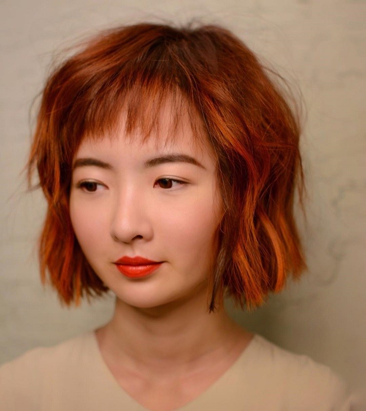 Estilo lynx: todo acerca del reciente estilo de cabello 6 - 【MioEstilo】 estilo lynx corte de cabello corto mujer peinado desmechado cabello rojizo