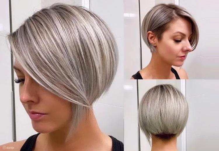Corte Rectángulo Corto Degradado ¿Será el corte de este año? 5 - 【MioEstilo】 corte cuadrado corto degradado y asimetrico 2021