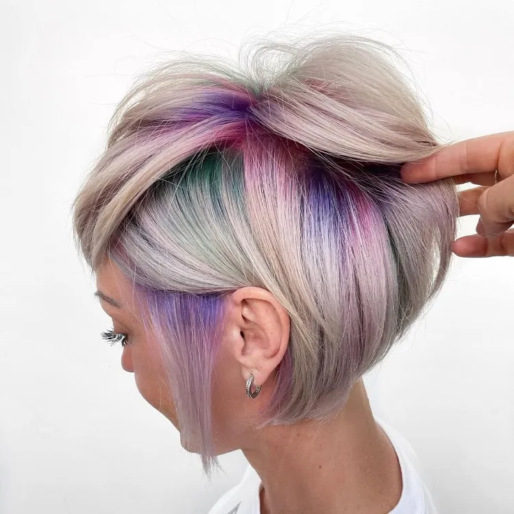Corte Rectángulo Corto Degradado ¿Será el corte de este año? 12 - 【MioEstilo】 Añade mucha dimensión y capas a tu bob.