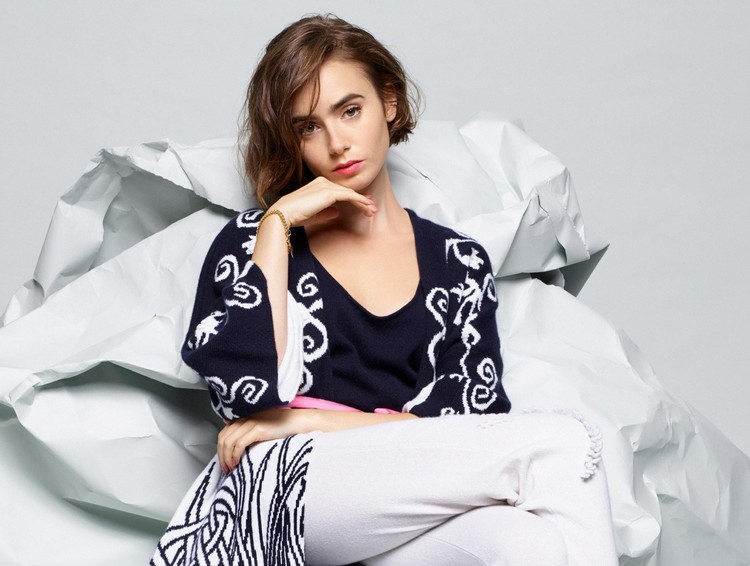 Bob cortado en 2023 en 20 estilos glamurosos 12 - 【MioEstilo】 cuadrado-falso-bob-peinado-elegante-lily-collins