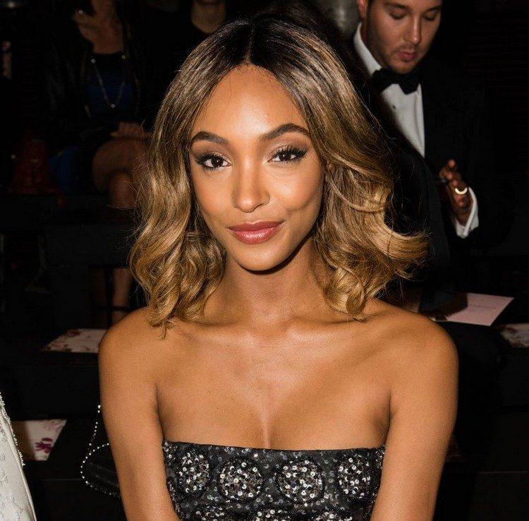 Bob cortado en 2023 en 20 estilos glamurosos 10 - 【MioEstilo】 efecto cuadrado-corte-falso-bob-ombre-jourdan-dunn