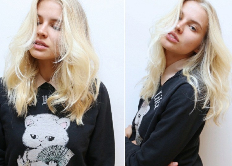 peinado elegante para cabello rubio de longitud media cortes de cabello rubio de longitud media rubio platino1 cabello rubio