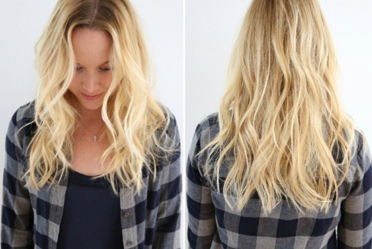 corte diario para cabellera rubia extensa corte de cabello rubio castaño de longitud media