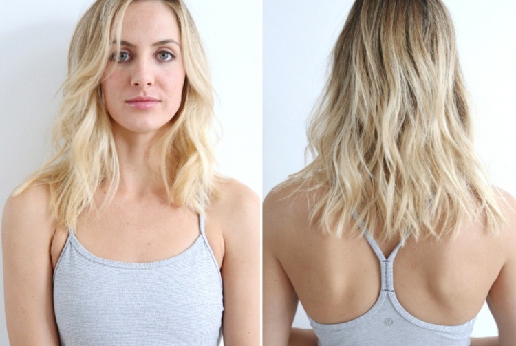 estilo para cabellera media y rubia de uso diario cortes de cabello rubio-medio-largo-pelo rubio-cafe-base