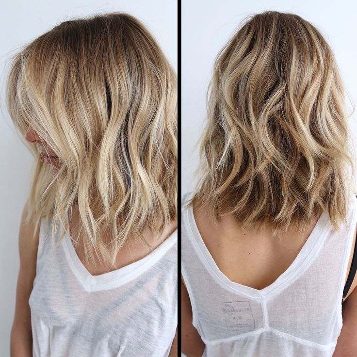 cabellera bob rubia extensa con balayage ondulado este año cabello-rubio-bob-largo-balayage-ondulado-este año