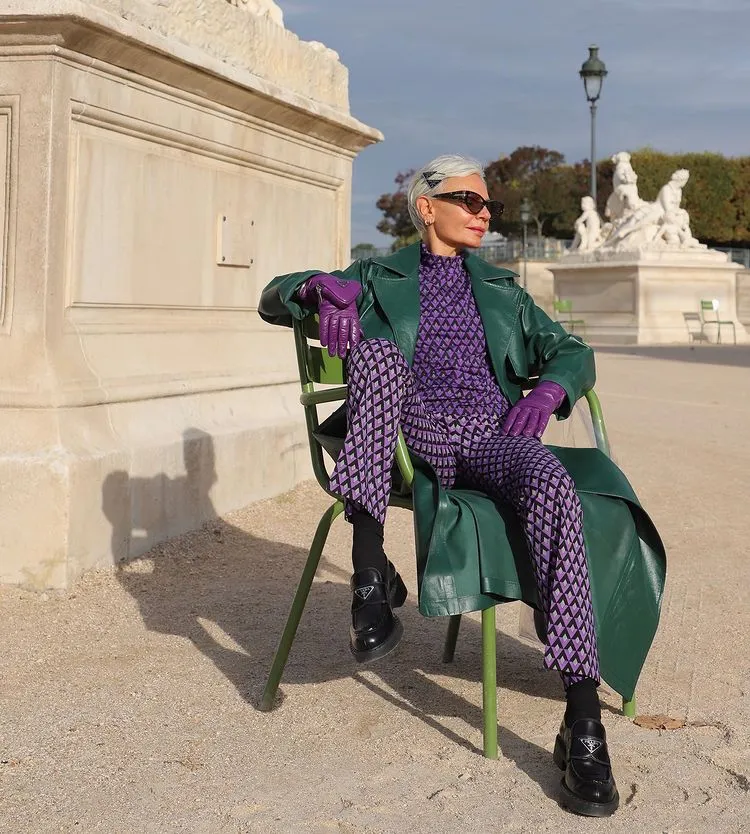 como usar accesorios para cabello blanco