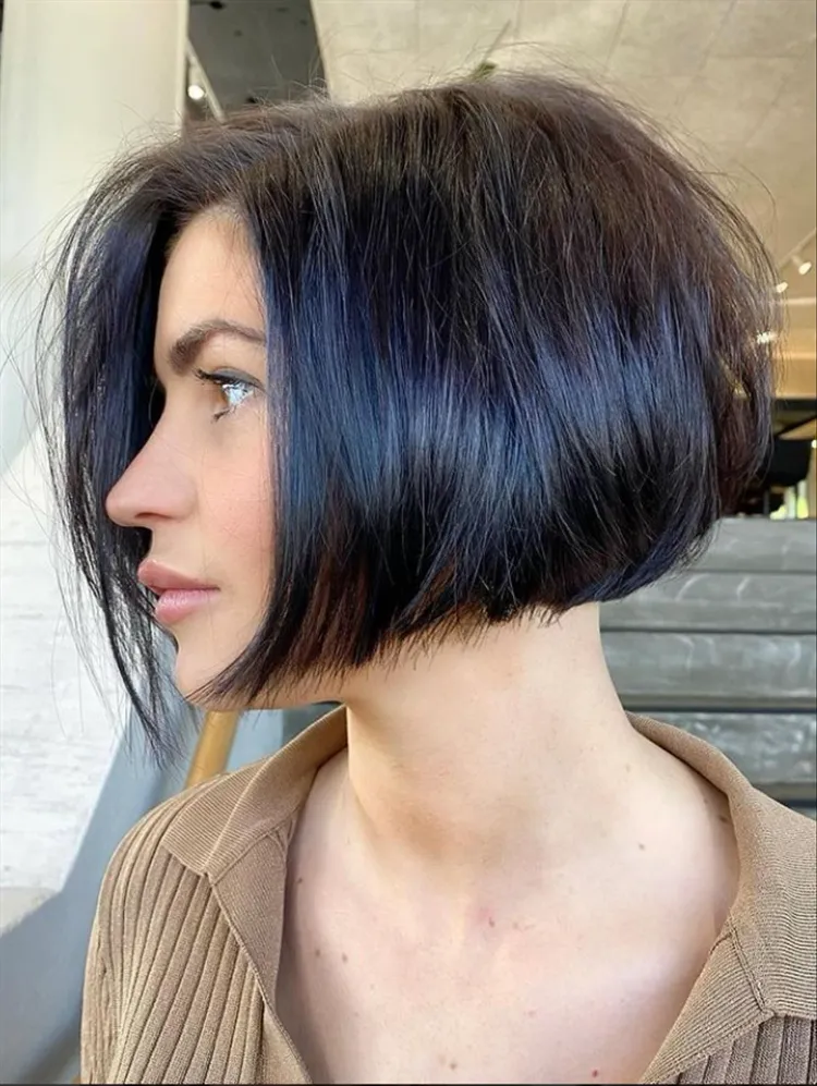 ¿Qué tendencia de peinado femenino está en boga para adoptar este año? ¡guía completa! 7 - 【MioEstilo】 corte de cabello femenino 2022 estilo cuadrado con forma cónica
