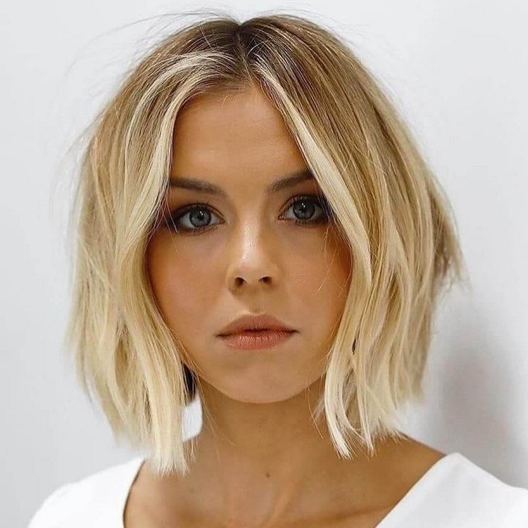 corte de pelo adolescente 2021 caja bob rubia en rubia