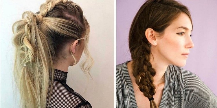 trenzas de lujo cabello largo corte de pelo juvenil 2021