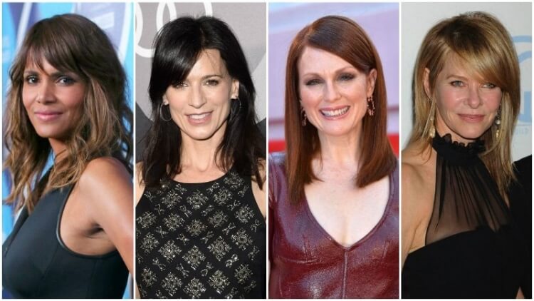 Peinados de longitud media para mujeres de 50 años 4 - 【MioEstilo】 cortes de cabello de longitud media para mujeres de 50 años con flequillo