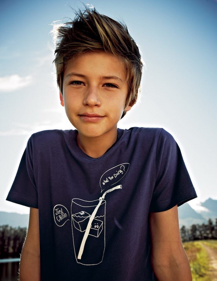 corte de cabello para niños-niño-corte de cabello largo-top