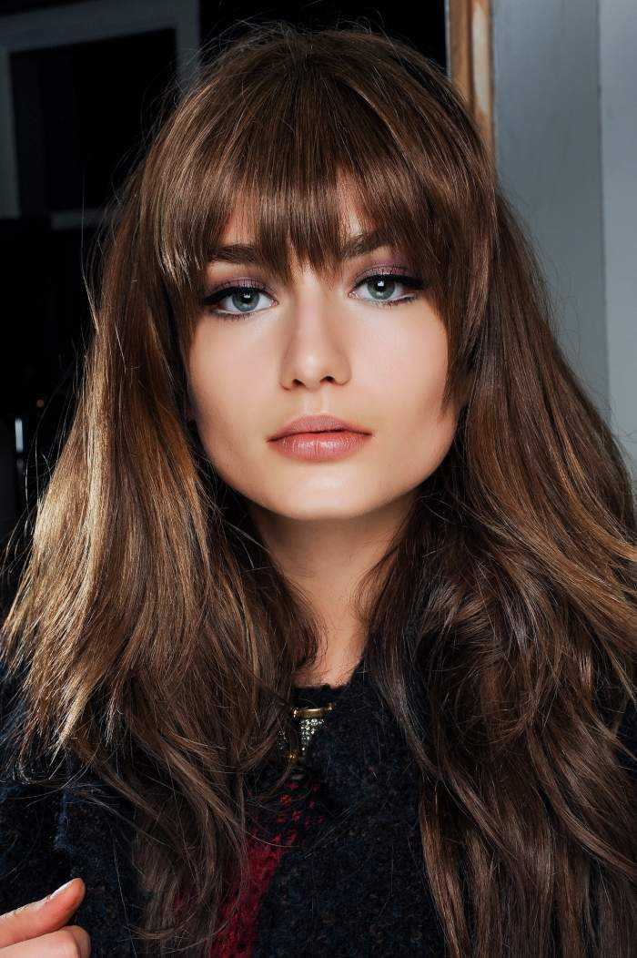 corte de cabello de moda - melena larga con flequillo corte-de-cabello-tendencia-2015-melena-larga-flequillo