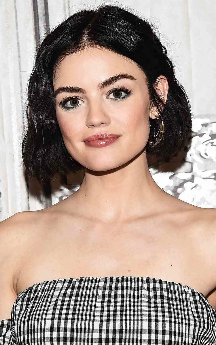 Lucy Hale cara cuadrada corte de pelo mujer de 30 años