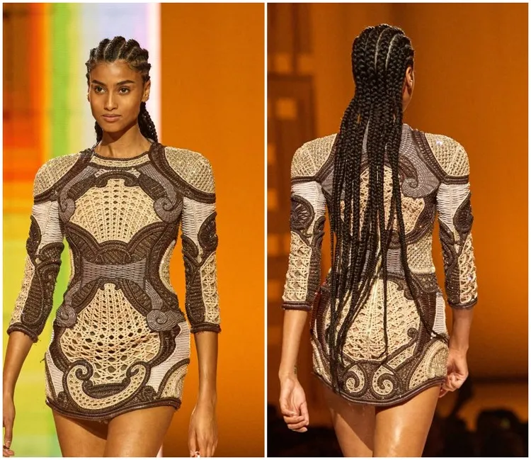 Tendencias destacadas en las pasarelas y en línea 7 - 【MioEstilo】 tendencias de peinados para mujeres primavera verano 2022 paris balmain fashion week