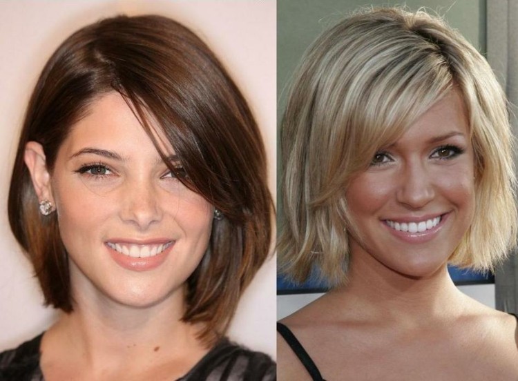corte de pelo medio corto para señorita 2015 bob flequillo-lateral-rubio-moreno