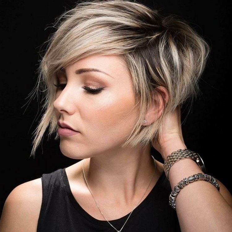 18 recomendaciones de gradientes femeninos cortos y largos 2 - 【MioEstilo】 corte en capas mujer corte pixie flequillo cabello rubio