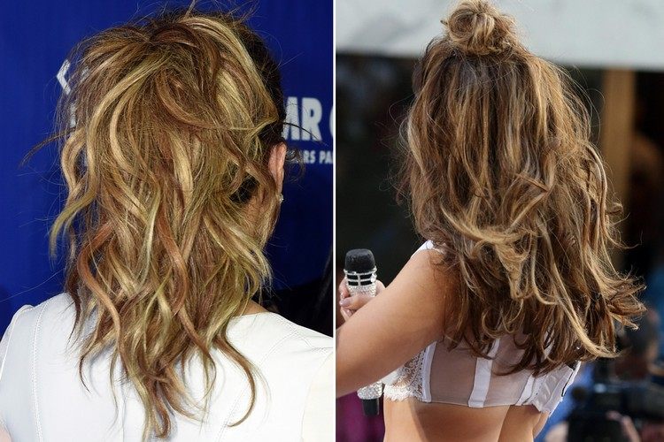 Estilo en capas para mujer ¿cómo incorporarlo a tu look? 16 - 【MioEstilo】 corte-degradado-mujer-ideas-pelo-largo-coleta-jennifer-lopez