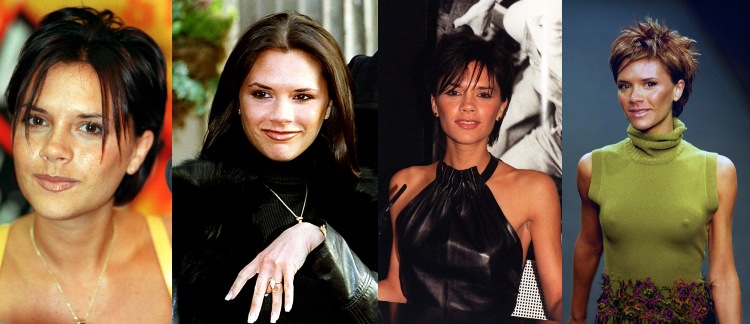 Estilos de cabello de Victoria Beckham: Cambios en su pelo en las últimas dos décadas 3 - 【MioEstilo】 Top 10 de peinados y cortes de Victoria Beckham desde junio de 1998 hasta el 2000