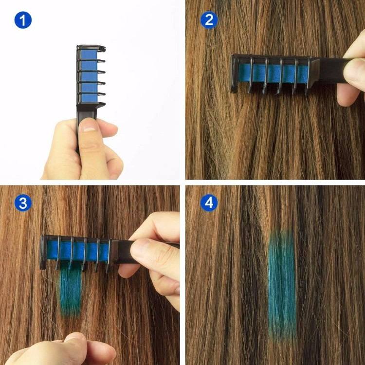 Tiza para el cabello: ¿cómo usar este colorante lavable? 6 - 【MioEstilo】 Cómo usar la crayola compacta para el cabello