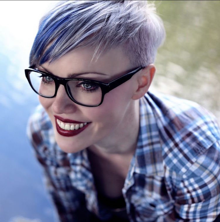 30 propuestas de cortes de cabello en degradado para caballeros 14 - 【MioEstilo】 degradado-progresivo-mujeres-colorear-índigo-rosa