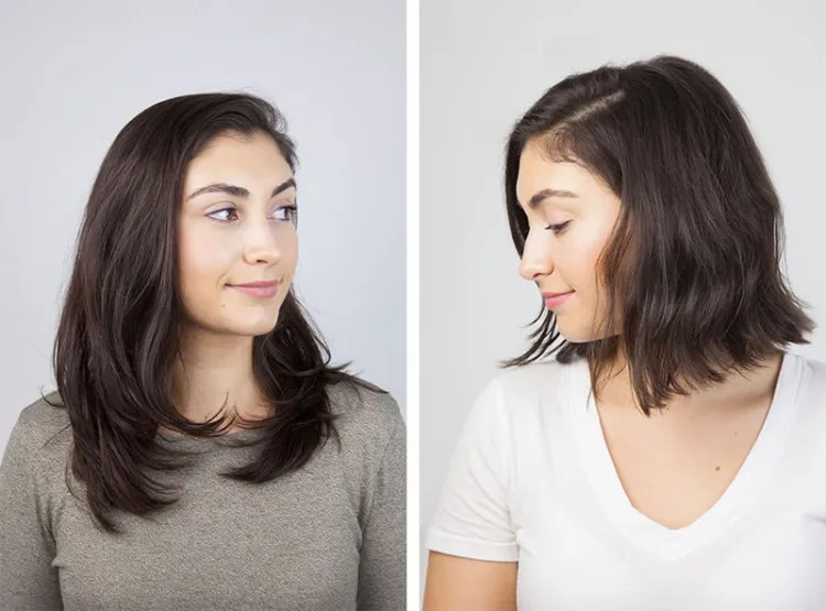 Cómo añadir volumen con el corte de caligrafía del cabello.