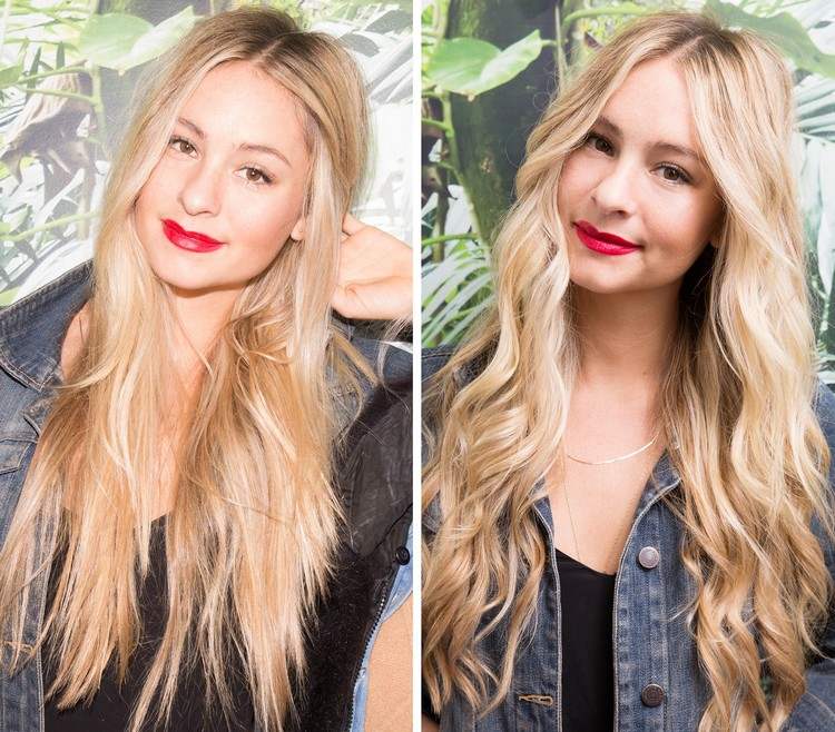 como hacer rizos con rizador para cabello largo