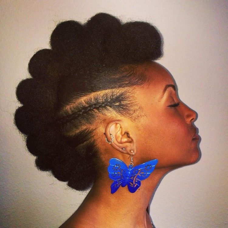 imitación halcón mujer pelo extenso afro idea