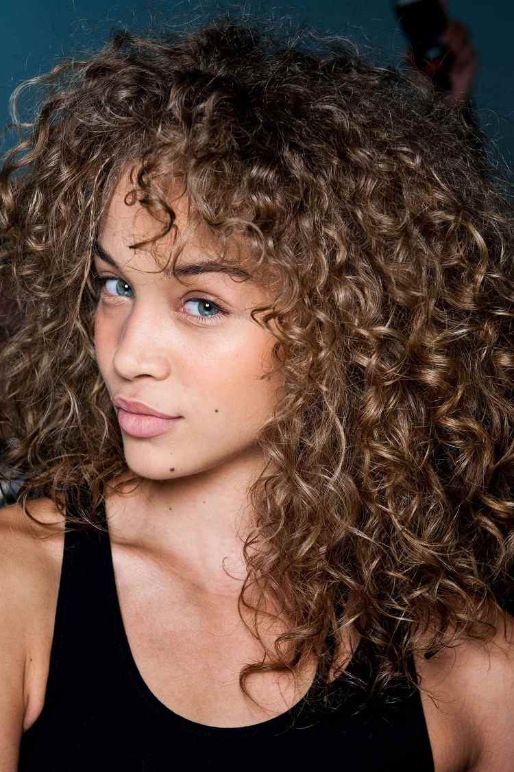 Flequillo de telón para cabello rizado, ondulado o encrespado 9 - 【MioEstilo】 flequillo de cortina de pelo rizado