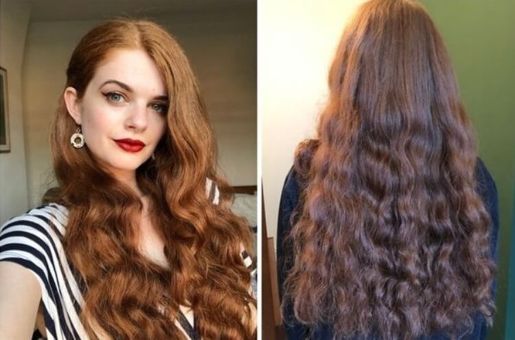 técnica de caída del cabello secado del cabello rizos perfectos