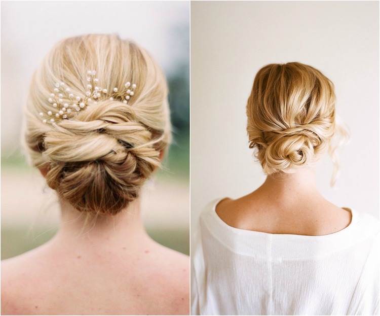 Inspiración de recogido nupcial: el peinado clásico que cumple todas sus promesas 19 - 【MioEstilo】 idea-moño-boda-moño-retorcido-chic-accesorio para el cabello