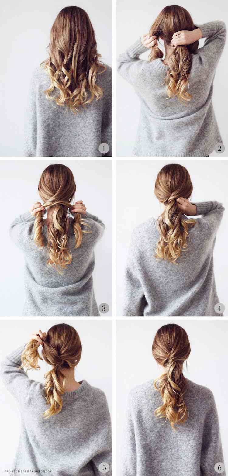 Las mejores propuestas de peinados sencillos y sofisticados para el empleo. 6 - 【MioEstilo】 sugerencias sencillas de peinado sirven para cabello rizado con estilo de coleta baja