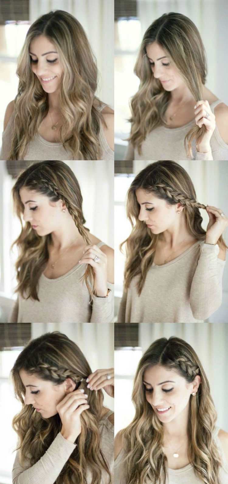 Las mejores propuestas de peinados sencillos y sofisticados para el empleo. 9 - 【MioEstilo】 sugerencias sencillas de peinado labor de trenzado en cabello ondulado